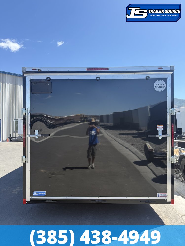 8.5x16 Wells Cargo Fast Trac Deluxe Enclosed Cargo Trailer - 7'0" Interior - 7K GVWR - .080 PolyCor
