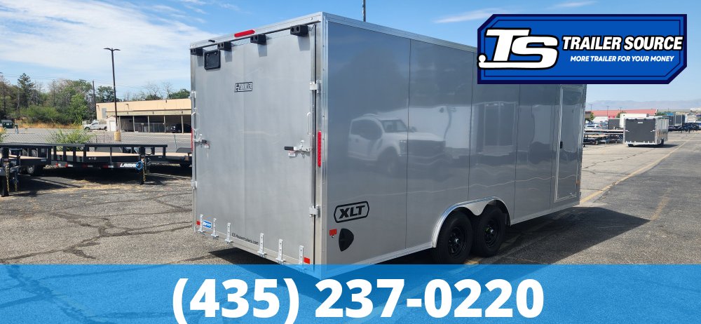 8.5x20 Alcom Aluminum EZ Hauler XLT Auto Trailer - 7'0" Interior - 10K GVWR -
