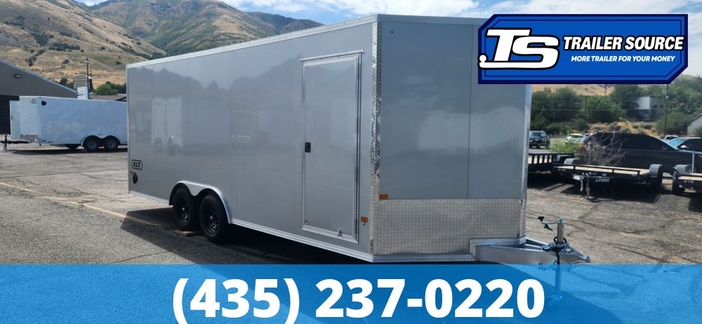 8.5x20 Alcom Aluminum EZ Hauler XLT Auto Trailer - 7'0" Interior - 10K GVWR -