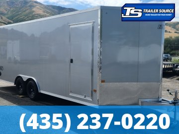 8.5x20 Alcom Aluminum EZ Hauler XLT Auto Trailer - 7'0" Interior - 10K GVWR -