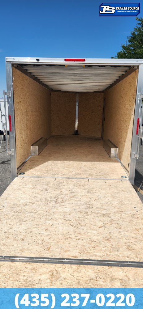 8.5x20 Alcom Aluminum EZ Hauler XLT Auto Trailer - 7'0" Interior - 10K GVWR -