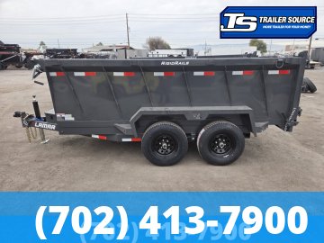 6.5x12 Lamar DM Dump Trailer - 36" Sides - 10K GVWR -