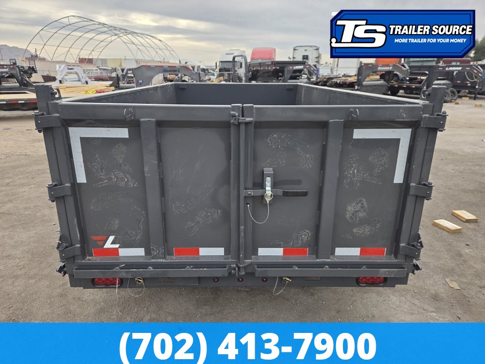 6.5x12 Lamar DM Dump Trailer - 36" Sides - 10K GVWR -