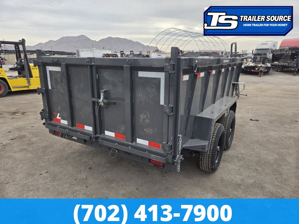 6.5x12 Lamar DM Dump Trailer - 36" Sides - 10K GVWR -