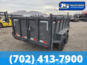 6.5x12 Lamar DM Dump Trailer - 36" Sides - 10K GVWR -