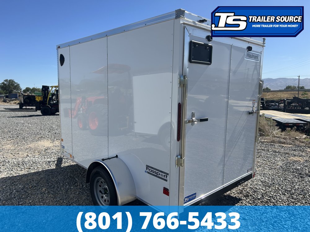 6x10 Haulmark Passport Enclosed Cargo Trailer - 6'6" Interior - 3.5K GVWR -