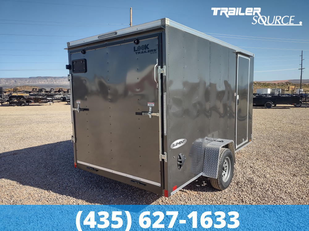 6.5x12 Look Element 6'6" Interior Single Axle Enclosed Cargo
