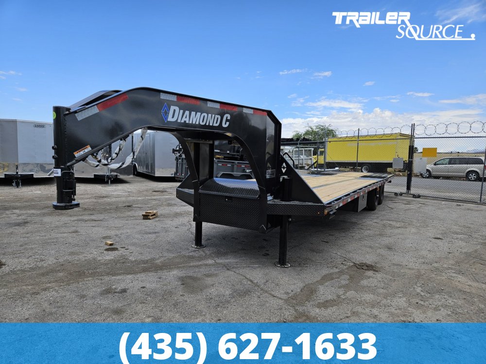 8.5x35 Diamond C FMAX HDT 35' 25.9K Hydraulic Dovetail Gooseneck