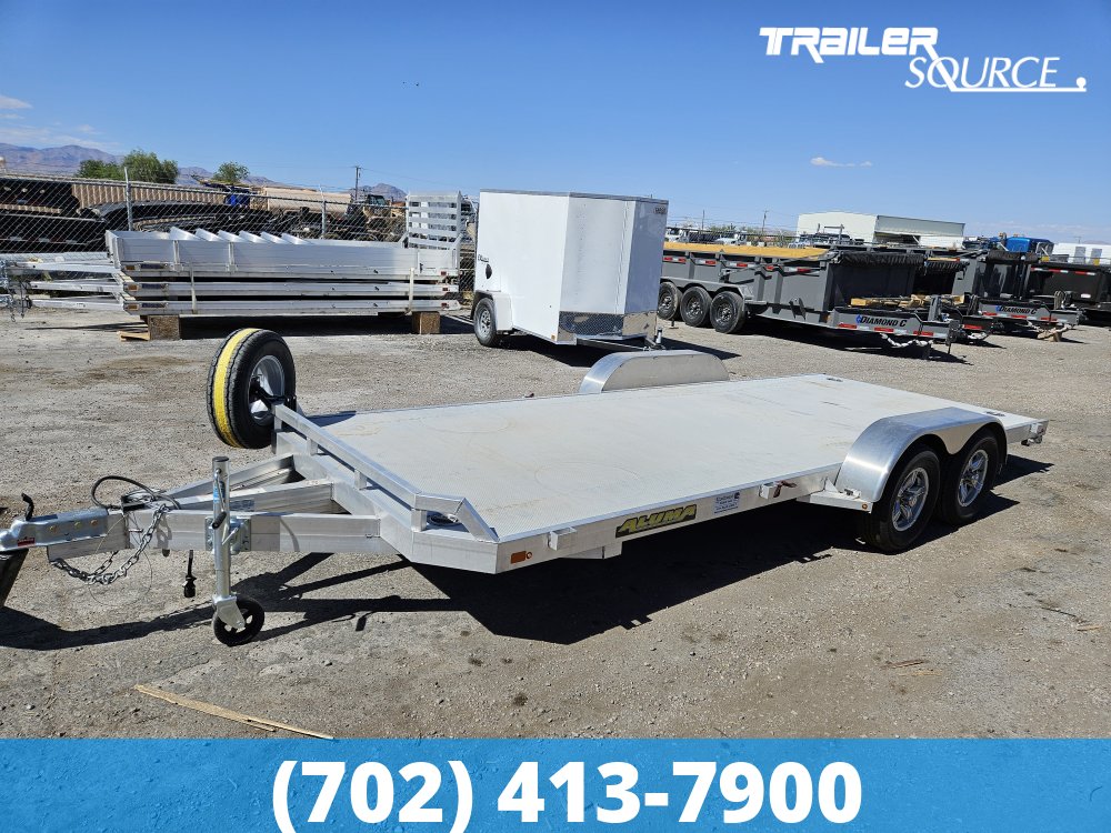 7x18 Aluma Flatbed Car Hauler