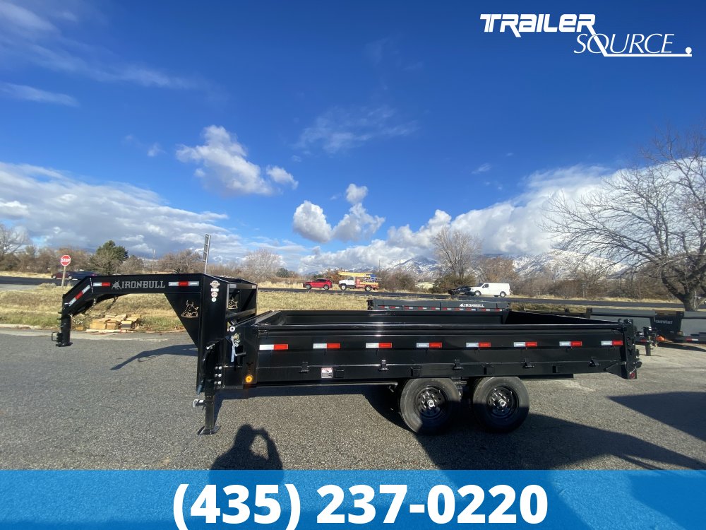 8.5x16 Iron Bull DDG 14K Dump Trailer