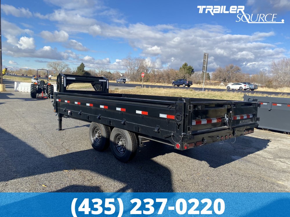 8.5x16 Iron Bull DDG 14K Dump Trailer