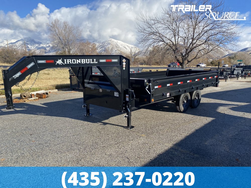 8.5x16 Iron Bull DDG 14K Dump Trailer