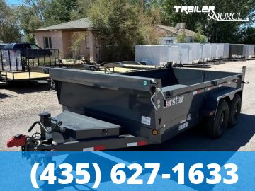 7x14 Norstar Iron Bull DCB 20" Sides 15K Dump Trailer