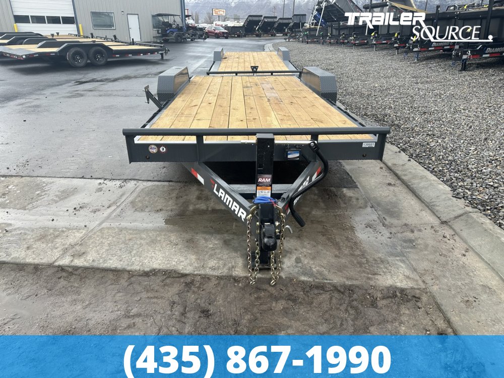 7x18 Lamar H6 Equipment Hauler 18' 14K Bumper