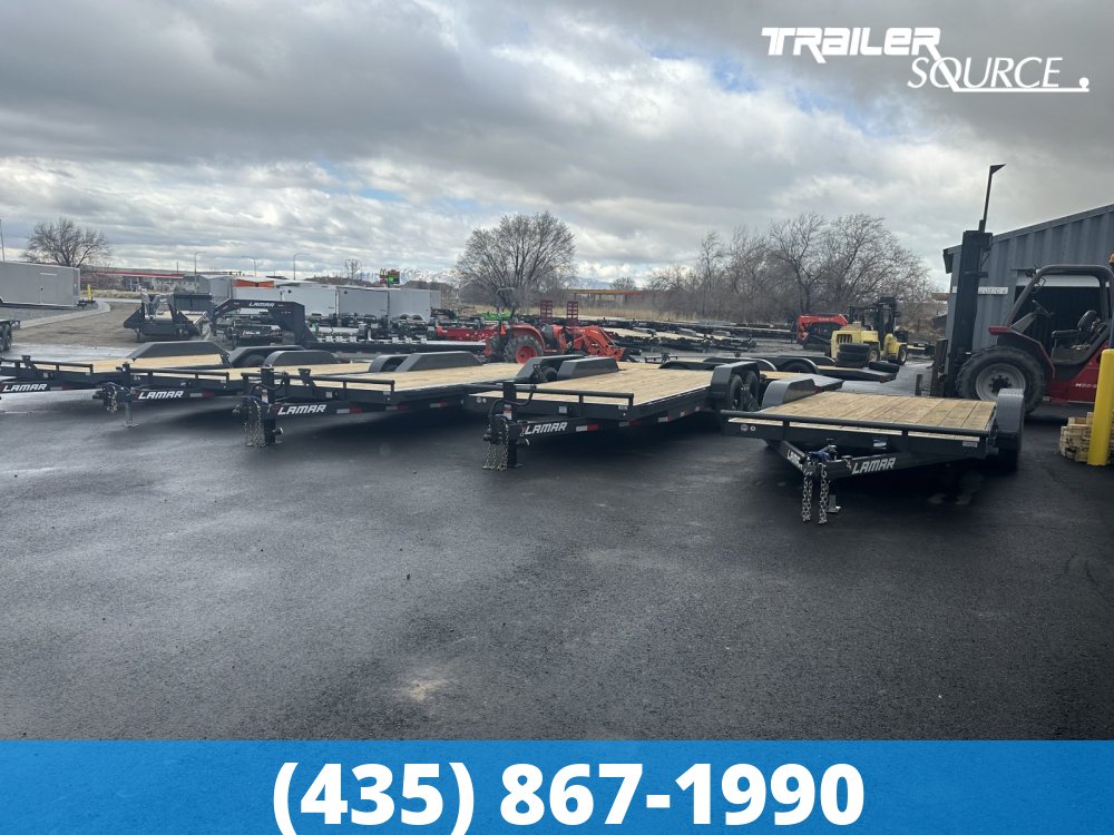 7x18 Lamar H6 Equipment Hauler 18' 14K Bumper