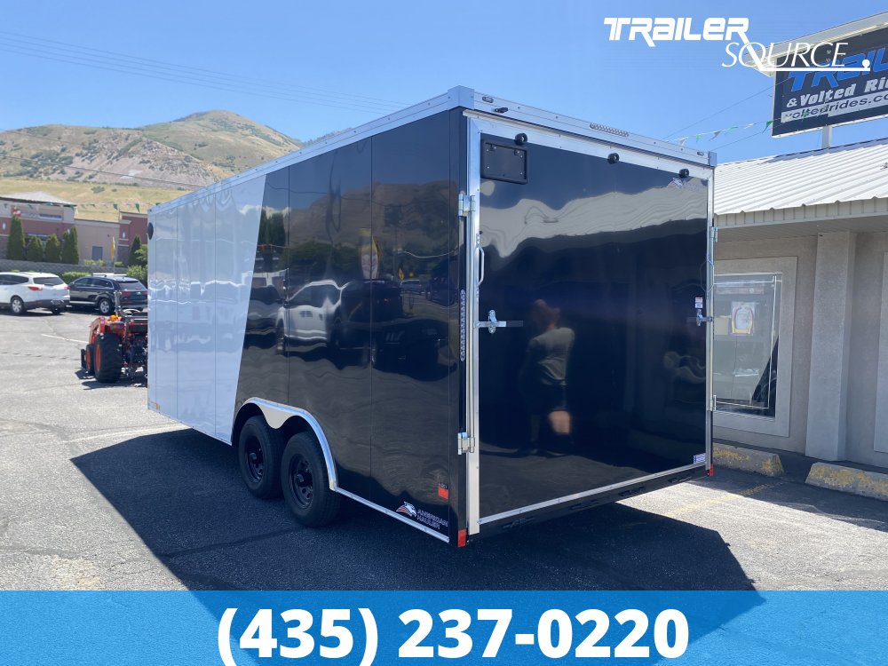 8.5x20 American Hauler Night Hawk 7'6" 10K Tandem Axle Enclosed Cargo