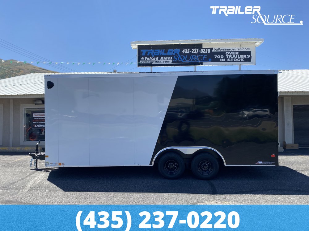 8.5x20 American Hauler Night Hawk 7'6" 10K Tandem Axle Enclosed Cargo