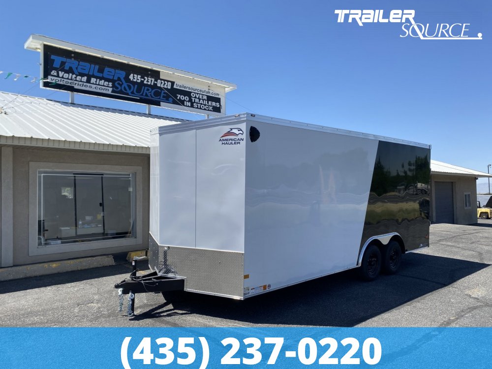 8.5x20 American Hauler Night Hawk 7'6" 10K Tandem Axle Enclosed Cargo