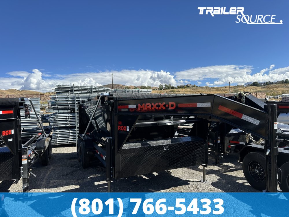 7x14 Maxx-D ROX Gooseneck Roll Off Trailer