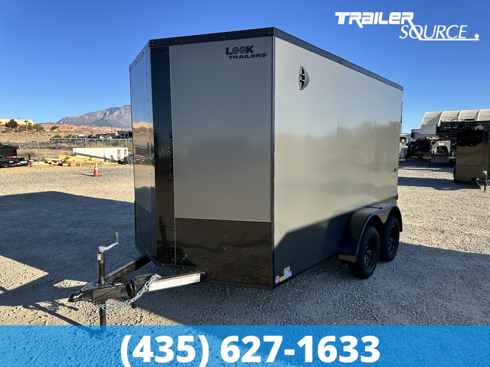7x12 Look ST DLX 6'6" Interior 7K Tandem Axle Enclosed Cargo