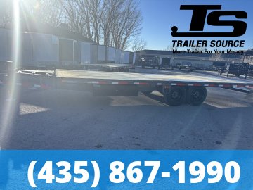 8.5x24 Diamond C DET 208 Deckover Tilt Trailer -  18K GVWR -
