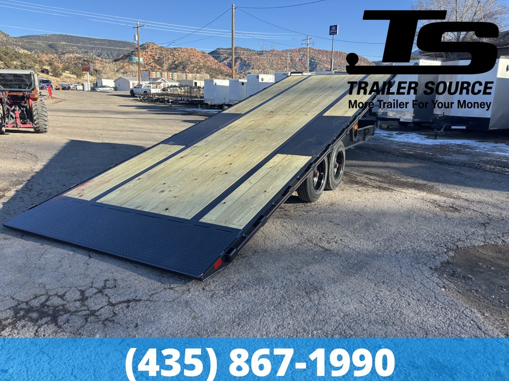 8.5x24 Diamond C DET 208 Deckover Tilt Trailer -  18K GVWR -