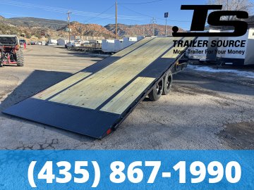 8.5x24 Diamond C DET 208 Deckover Tilt Trailer -  18K GVWR -