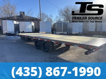 8.5x24 Diamond C DET 208 Deckover Tilt Trailer -  18K GVWR -