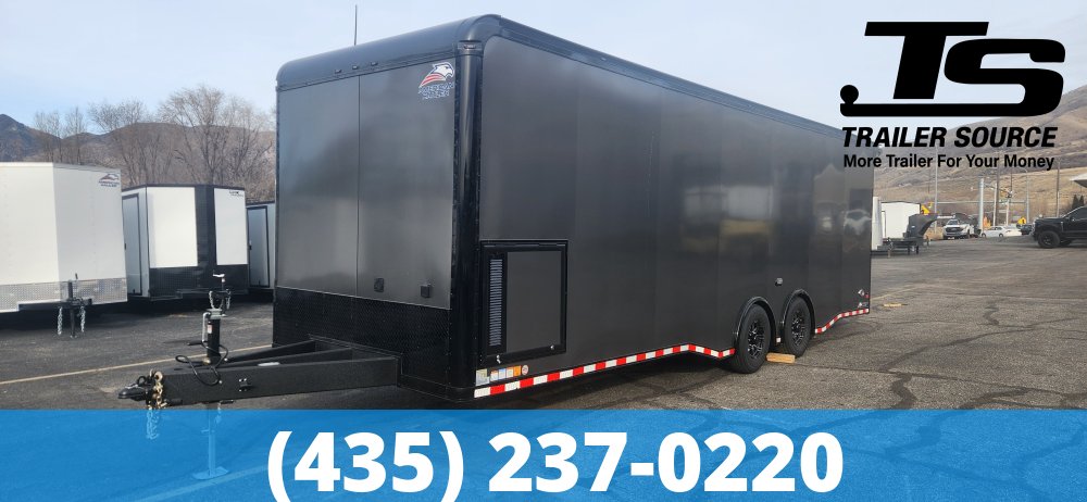 8.5x28 American Hauler Silver Hawk Enclosed Car Hauler