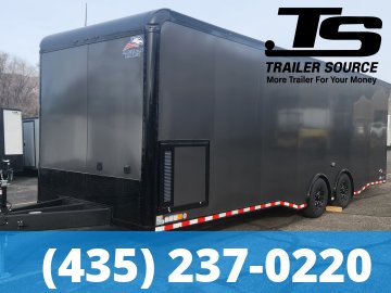 8.5x28 American Hauler Silver Hawk Enclosed Car Hauler