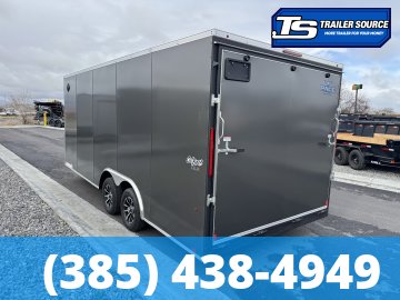 8.5x20 Pace American Outback Deluxe Enclosed Cargo Trailer - 7'0" Interior - 7K GVWR - .080 PolyCor, Alloy Wheels, Barlock on Door, Roof Vent
