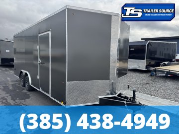 8.5x20 Pace American Outback Deluxe Enclosed Cargo Trailer - 7'0" Interior - 7K GVWR - .080 PolyCor, Alloy Wheels, Barlock on Door, Roof Vent