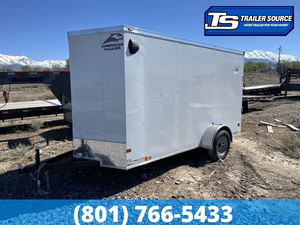 6x12 American Hauler Arrow Enclosed Cargo Trailer - 6'6" Interior - 3.5K GVWR -