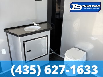 7.5x18 Look Moab Enclosed Cargo Trailer - 8'0" Interior - 10K GVWR - .080 PolyCor, Black Out Package, Ramp Door