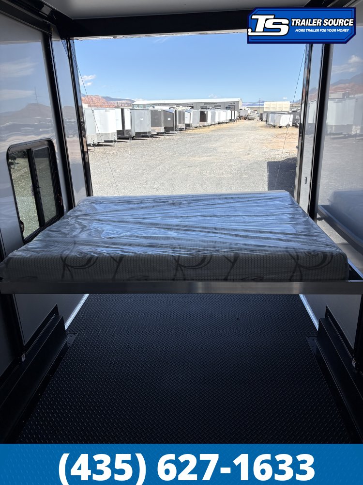 7.5x18 Look Moab Enclosed Cargo Trailer - 8'0" Interior - 10K GVWR - .080 PolyCor, Black Out Package, Ramp Door