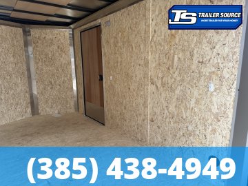 6x12 Look ST DLX Enclosed Cargo Trailer - 6'6" Interior - 3.5K GVWR - .080 PolyCor, Black Out Package, Rear Spoiler w/ Load Lights