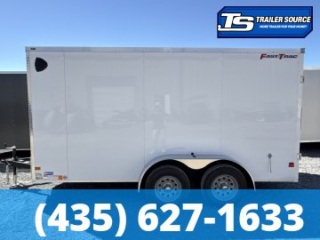 7x14 Wells Cargo FastTrac Enclosed Cargo Trailer - 6'6" Interior - 7K GVWR - Barn Doors