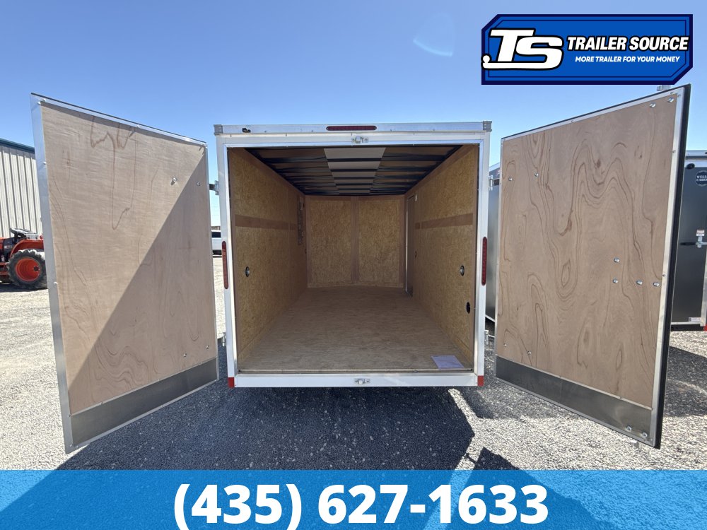 7x14 Wells Cargo FastTrac Enclosed Cargo Trailer - 6'6" Interior - 7K GVWR - Barn Doors
