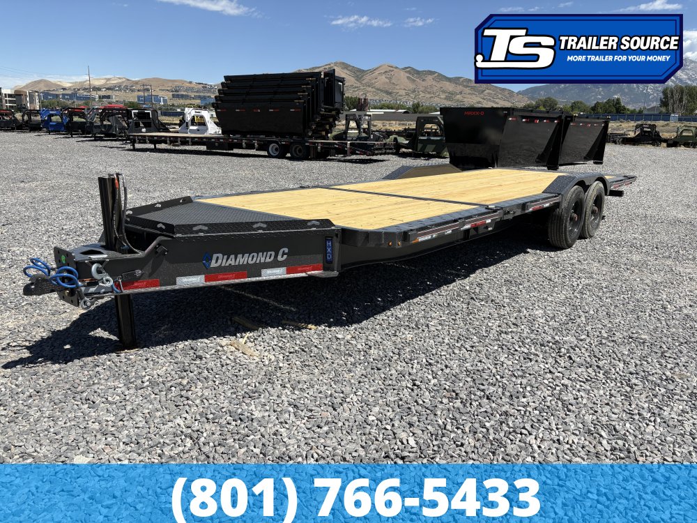 8.5x24 Diamond C HXD 210 Wide Body w/ Drive Over Fenders Tilt