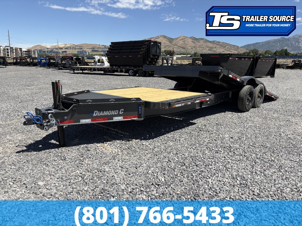 8.5x24 Diamond C HXD 210 Wide Body w/ Drive Over Fenders Tilt