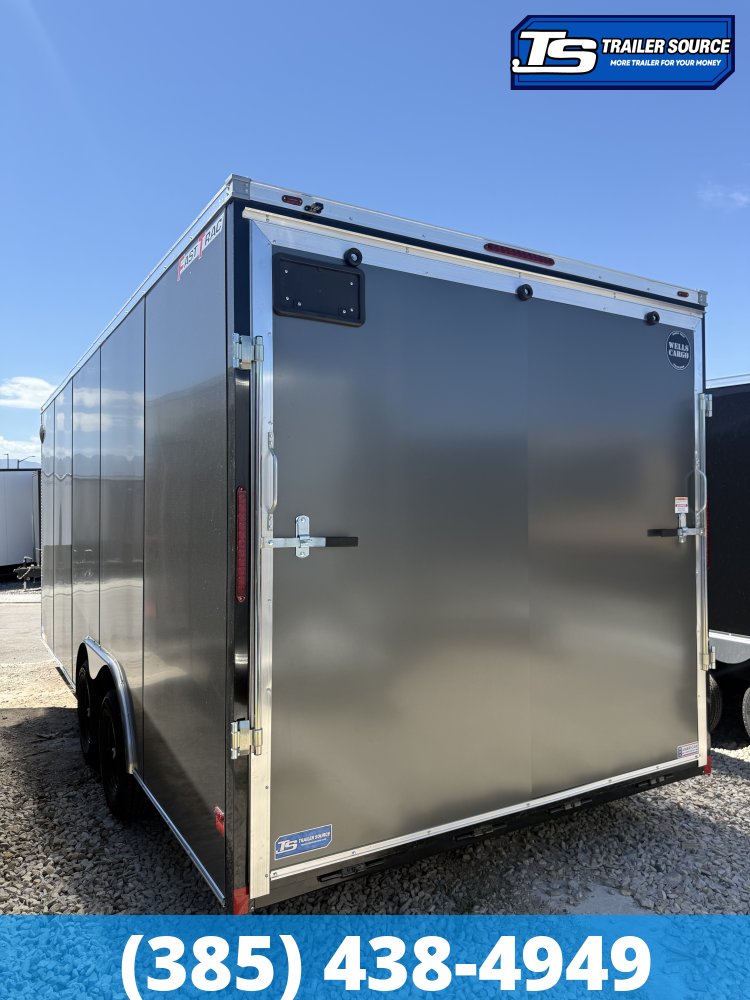 8.5x20 Wells Cargo Fast Trac Deluxe Enclosed Cargo Trailer - 7'0" Interior - 7K GVWR - .080 PolyCor