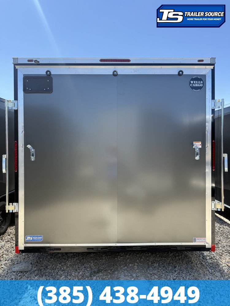 8.5x20 Wells Cargo Fast Trac Deluxe Enclosed Cargo Trailer - 7'0" Interior - 7K GVWR - .080 PolyCor