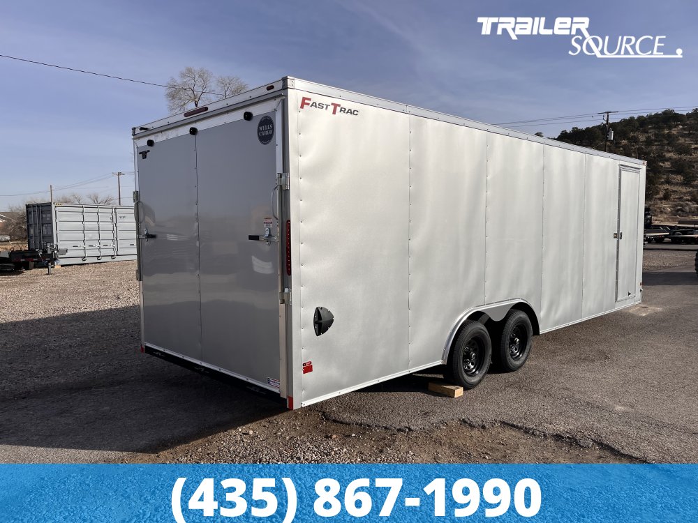 8.5x24 Wells Cargo Fast Trac Deluxe 7'0" Interior 10K Tandem Axle Enclosed Cargo