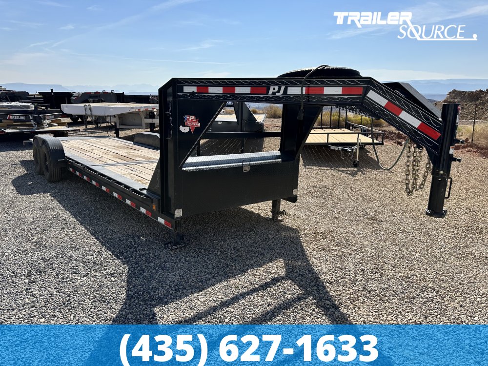 7x25 PJ Trailer Gooseneck Tilt  18K