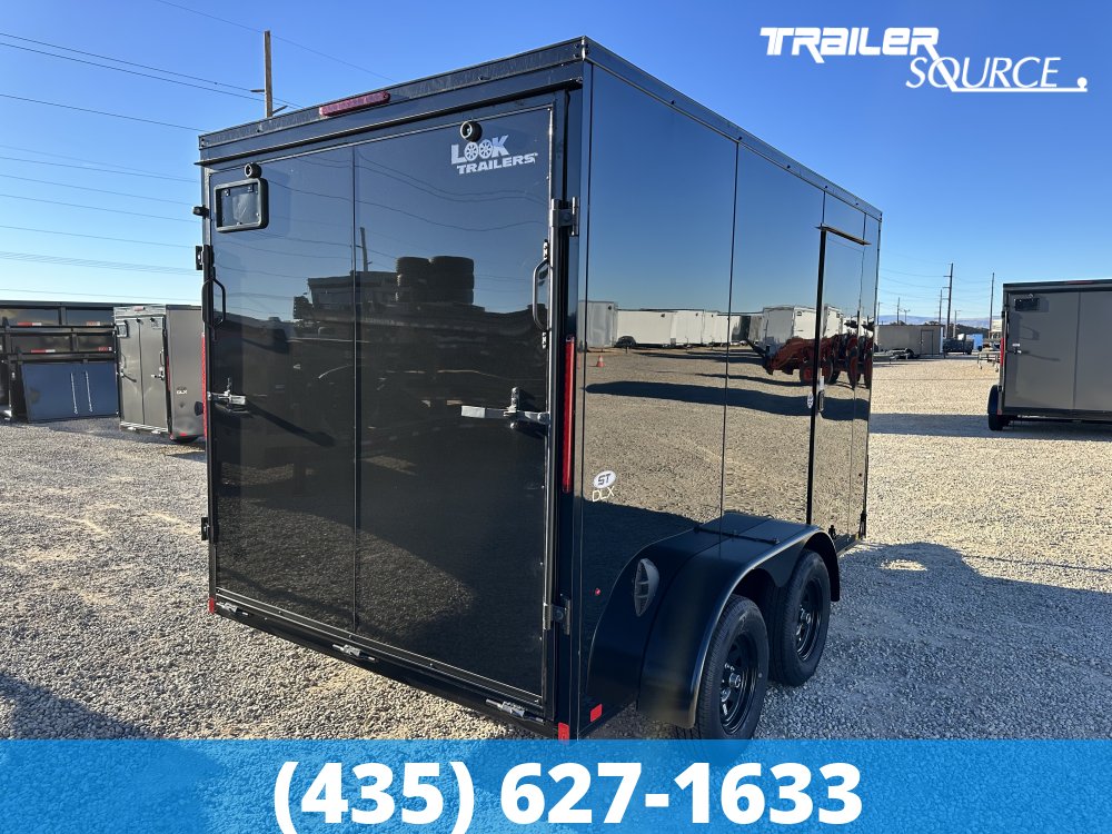 7x12 Look ST DLX 6'6" Interior 7K Tandem Axle Enclosed Cargo