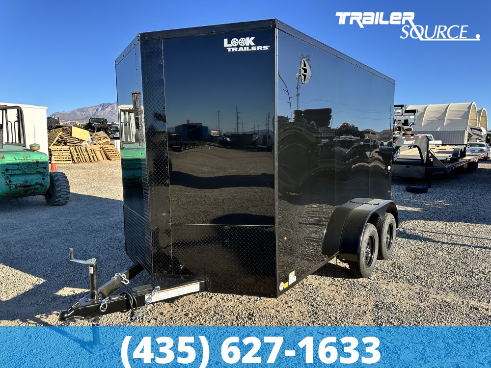 7x12 Look ST DLX 6'6" Interior 7K Tandem Axle Enclosed Cargo