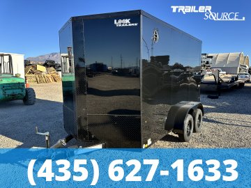 7x12 Look ST DLX 6'6" Interior 7K Tandem Axle Enclosed Cargo