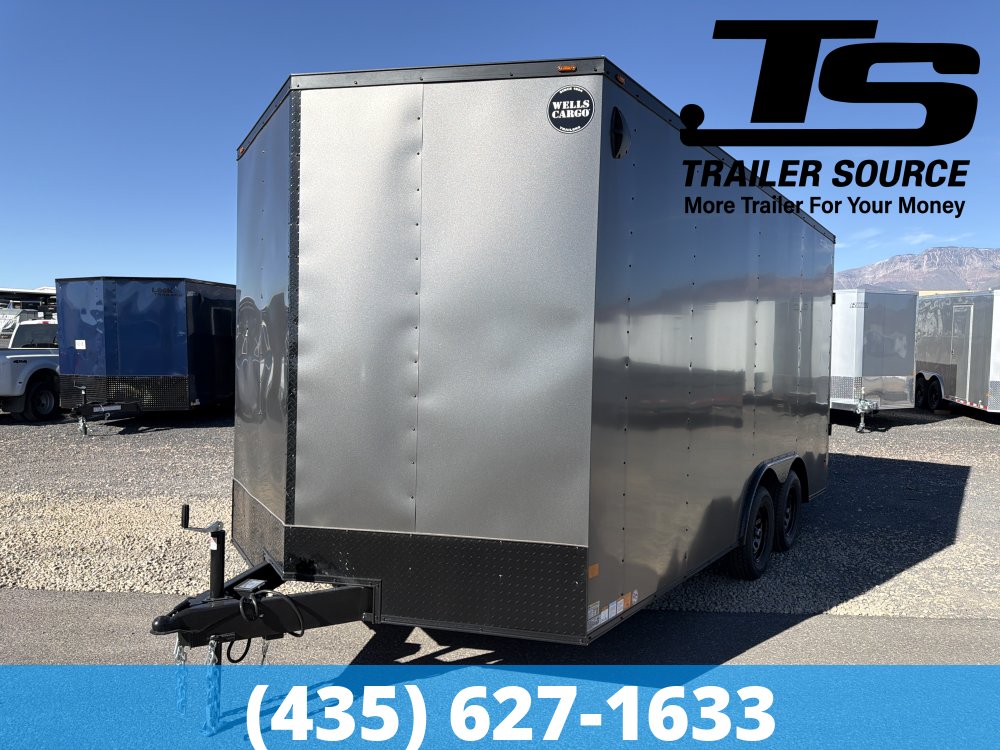 8.5x16 Wells Cargo Fast Trac Deluxe Enclosed Cargo