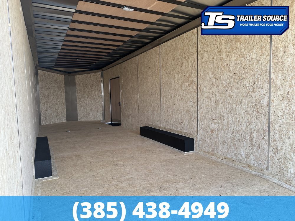 8.5x28 Look Element SE Enclosed Cargo Trailer - 7'0" Interior - 3.5K GVWR - .080 PolyCor, Alloy Wheels, Black Out Package, Rear Spoiler w/ Load Lights