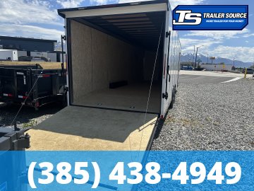 8.5x28 Look Element SE Enclosed Cargo Trailer - 7'0" Interior - 3.5K GVWR - .080 PolyCor, Alloy Wheels, Black Out Package, Rear Spoiler w/ Load Lights